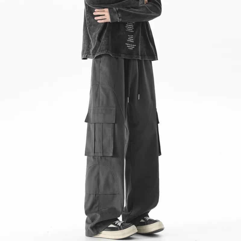 NEAR HERE Casual Pants Unisex-12