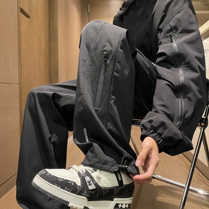 NEAR HERE Casual Pants Unisex-2