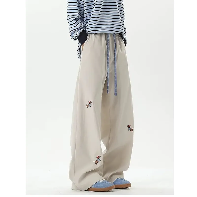 NEAR HERE Casual Pants Unisex-3