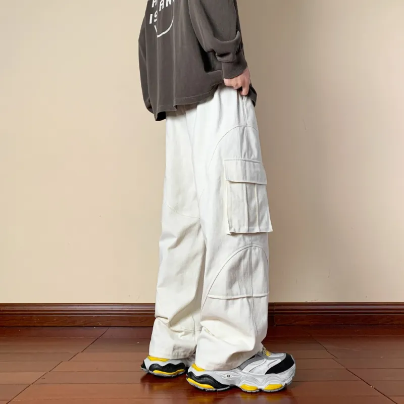 NEAR HERE Casual Pants Unisex-14
