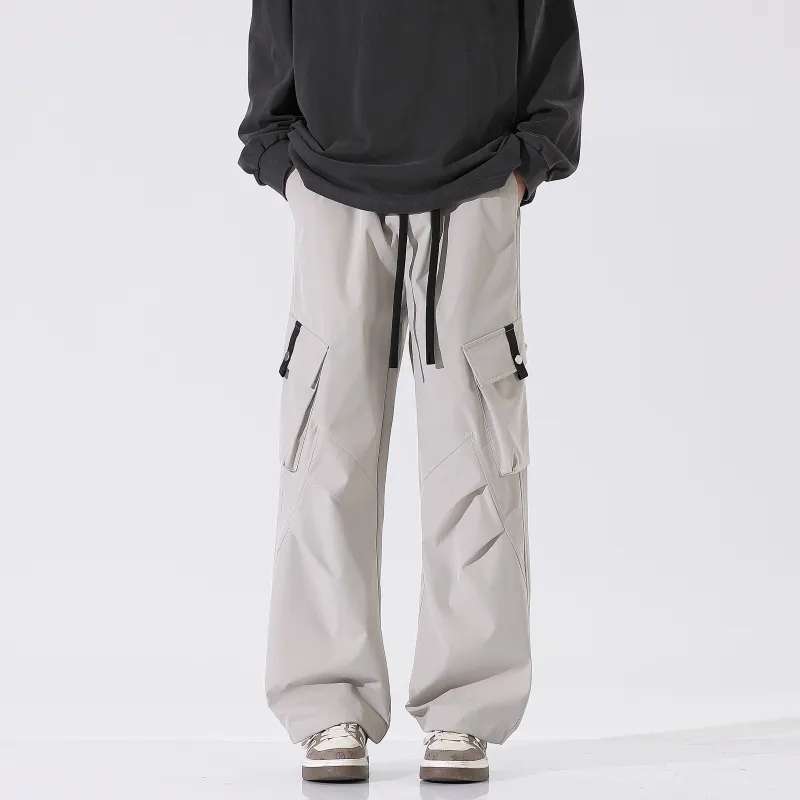 NEAR HERE Casual Pants Unisex-11