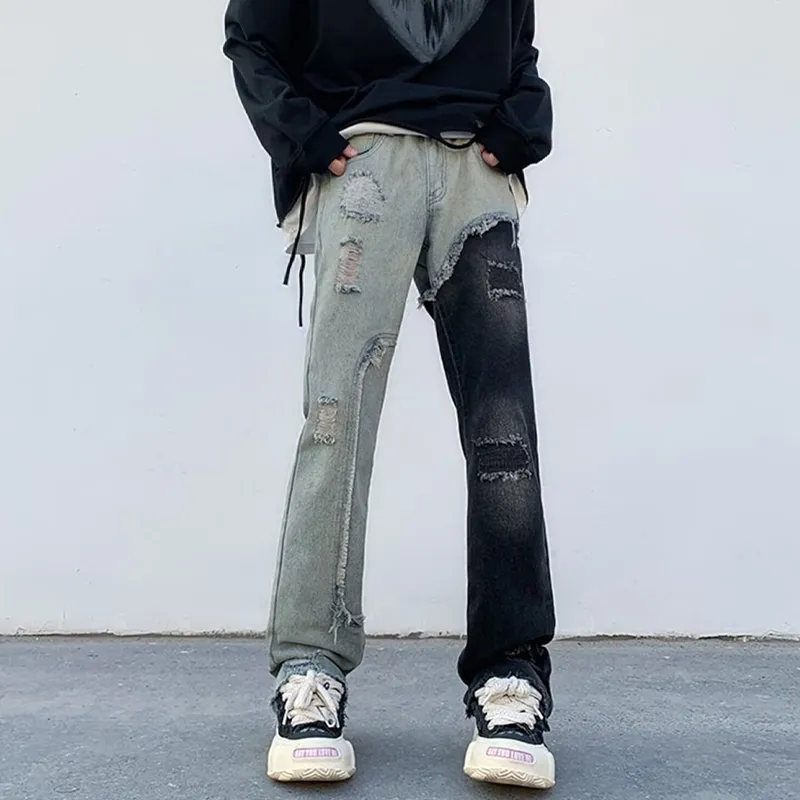 NEAR HERE Jeans Unisex Blue-4