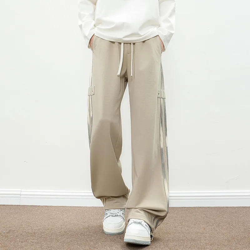 NEAR HERE Casual Pants Unisex Lotus Color-12