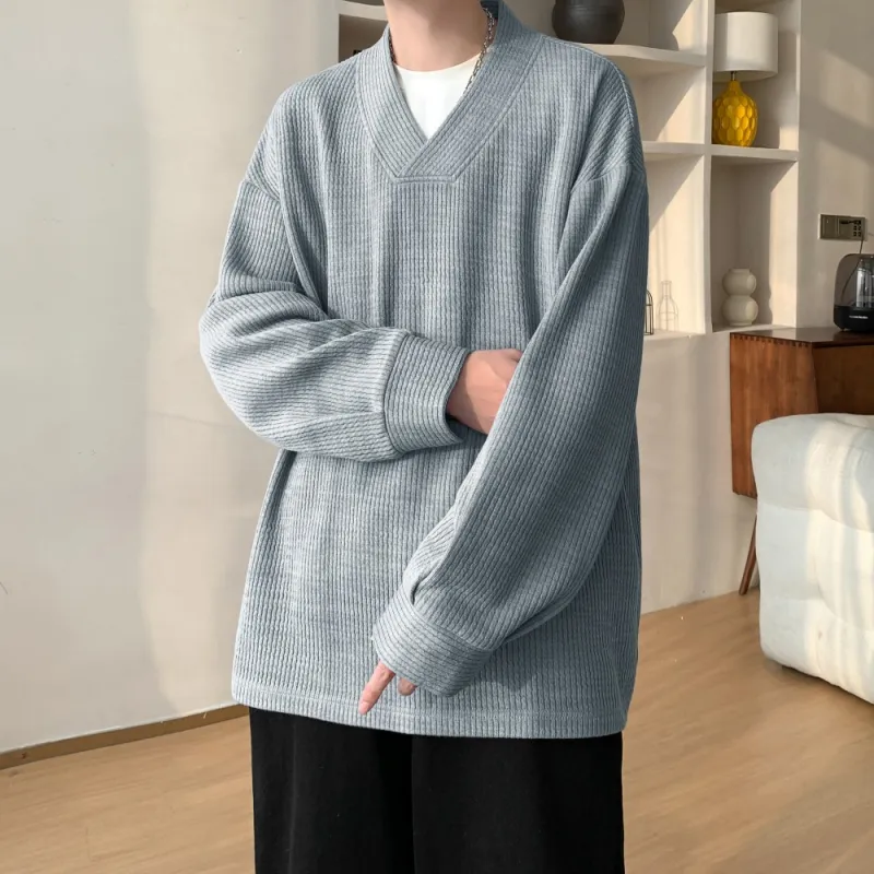 NEAR HERE Sweatshirt Unisex Navy Blue-19