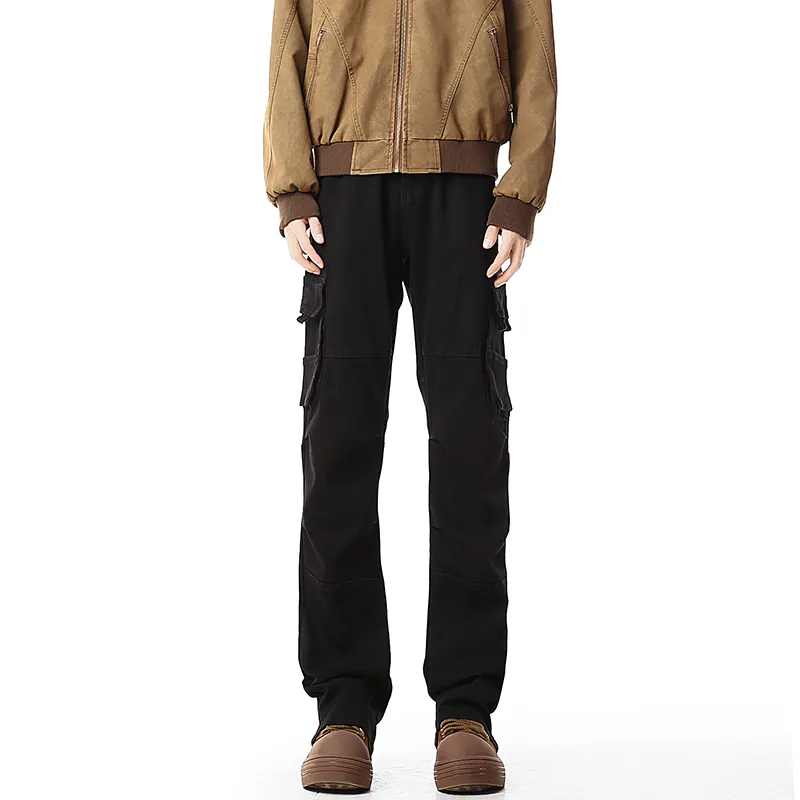 NEAR HERE Jeans Unisex Black-1