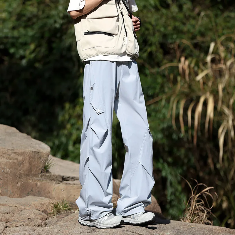 NEAR HERE Casual Pants Unisex-34