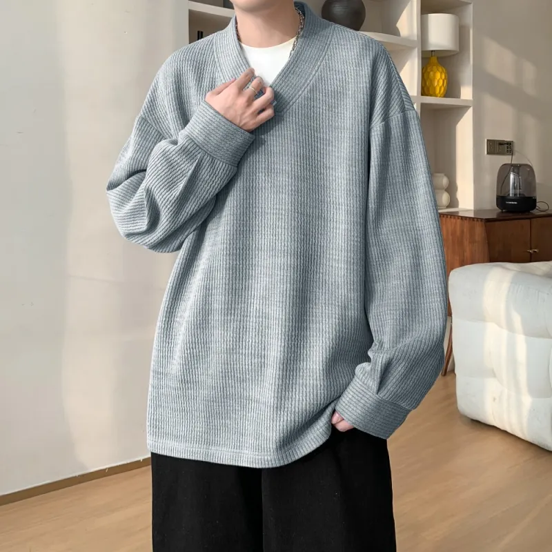 NEAR HERE Sweatshirt Unisex Navy Blue-18