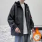 Gray-[Fleece-Lined and Thickened]Mock Two-Piece Workwear Jacket