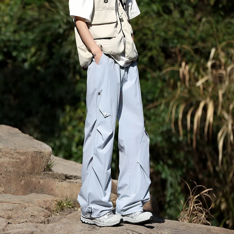 NEAR HERE Casual Pants Unisex-32