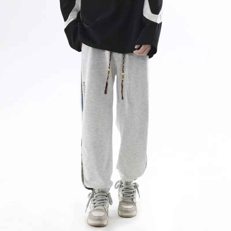 NEAR HERE Casual Pants Unisex Dark Sky Blue-10