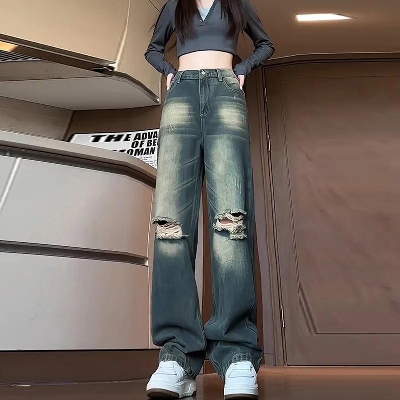 NEAR HERE Jeans Unisex-5