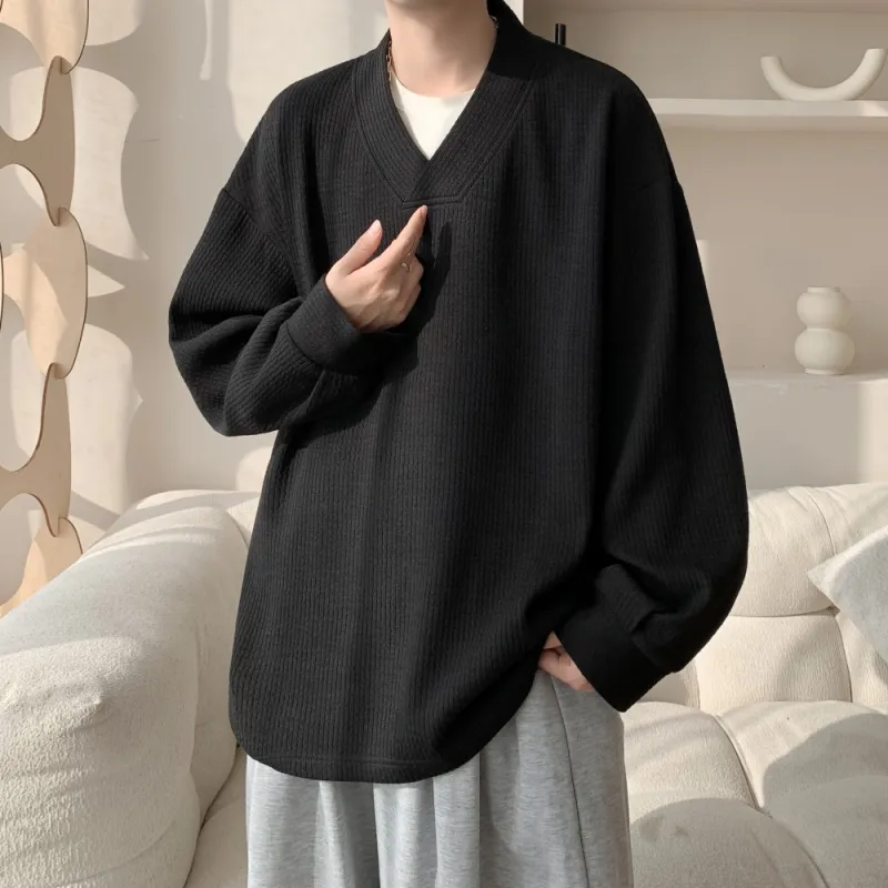 NEAR HERE Sweatshirt Unisex Navy Blue-9