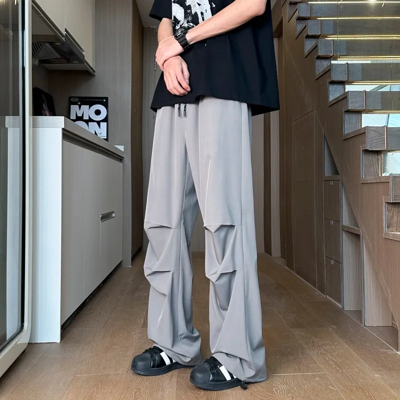 NEAR HERE Casual Pants Unisex-2