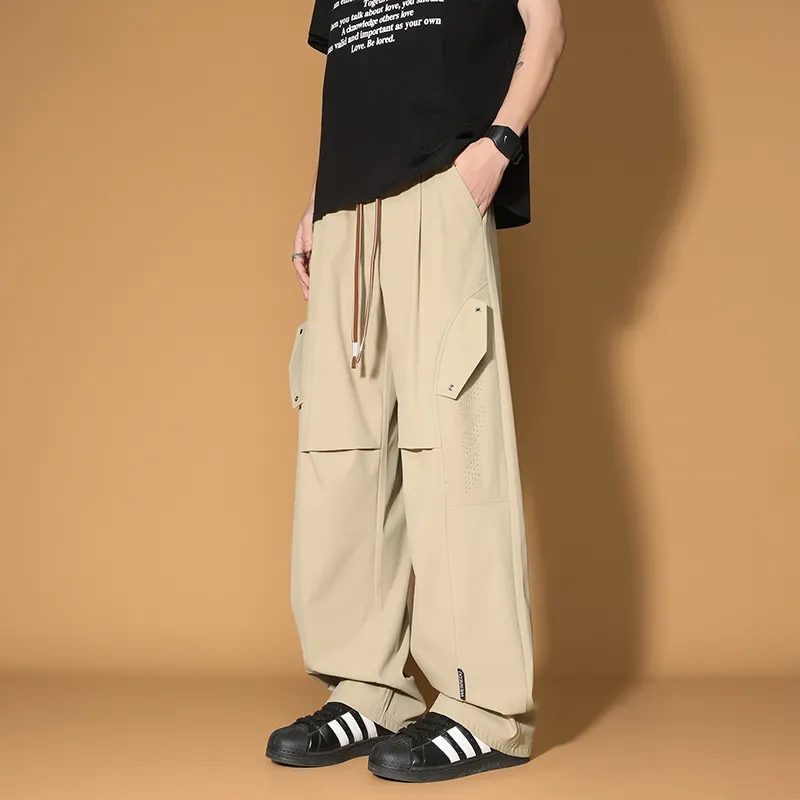 NEAR HERE Casual Pants Unisex-14