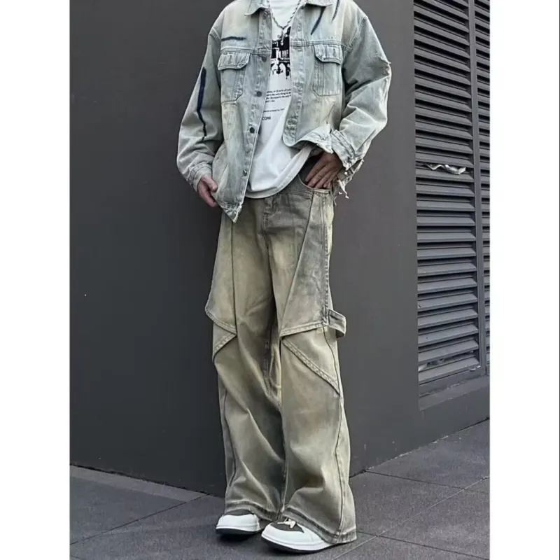 NEAR HERE Jeans Unisex-5