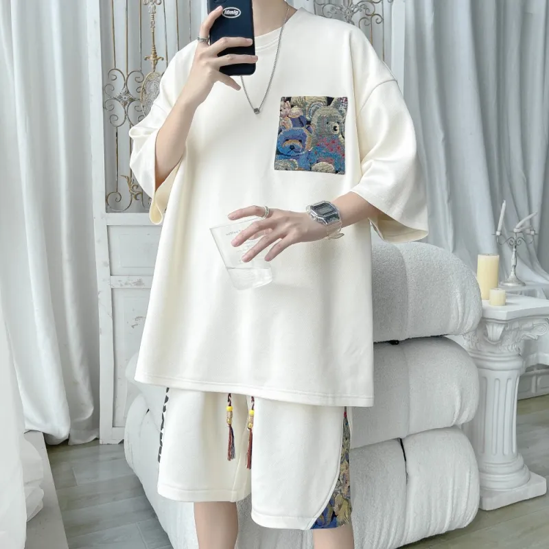 NEAR HERE Casual Sportswear Unisex-4