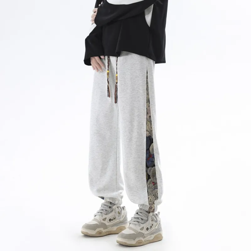NEAR HERE Casual Pants Unisex Dark Sky Blue-13