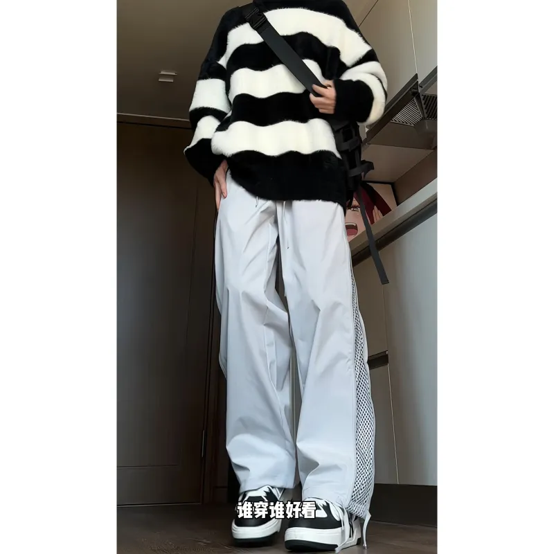NEAR HERE Casual Pants Unisex-3