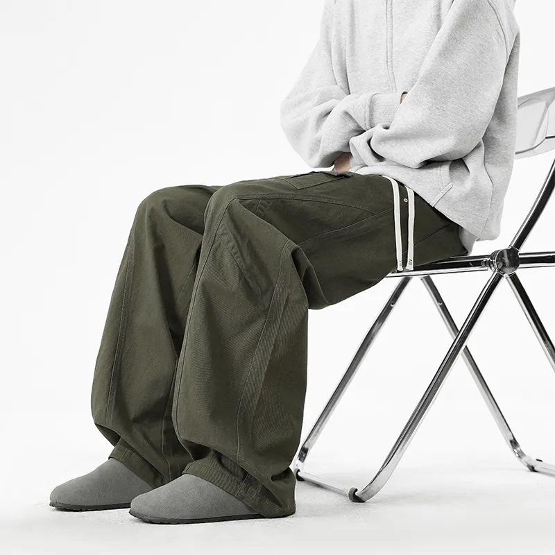 NEAR HERE Casual Pants Unisex-31
