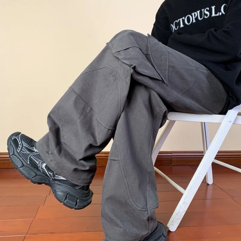 NEAR HERE Casual Pants Unisex-11