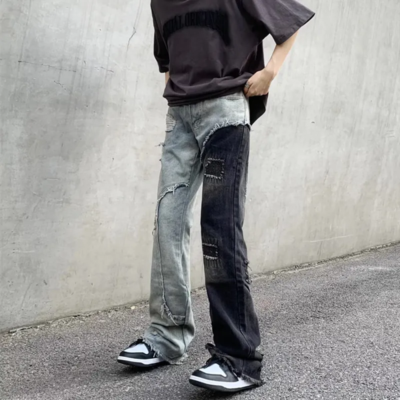 NEAR HERE Jeans Unisex Blue[Premium Edition]-4