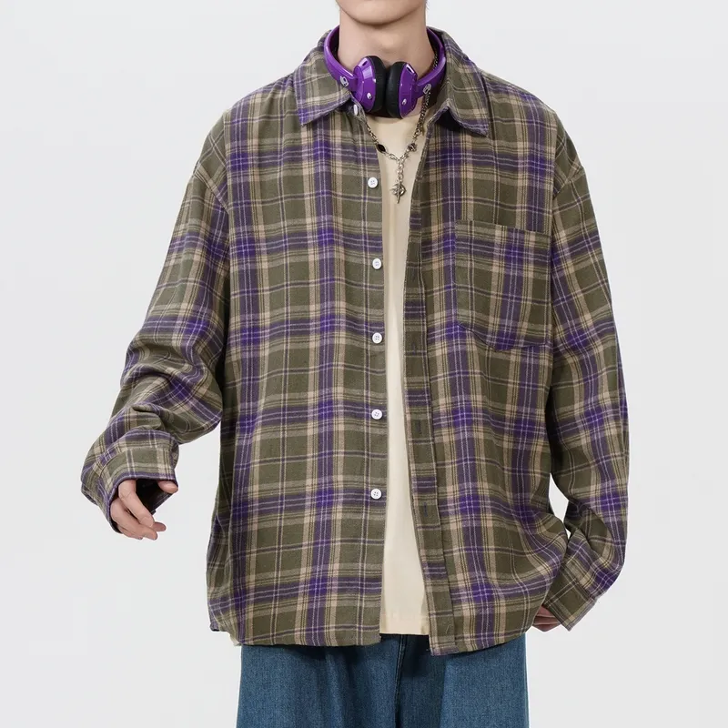 NEAR HERE Shirt Unisex Red Purple-4