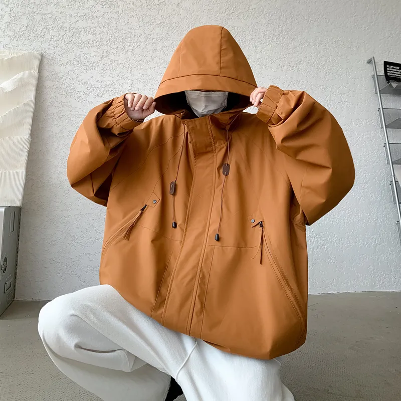 NEAR HERE Jackets & Coats Unisex-23
