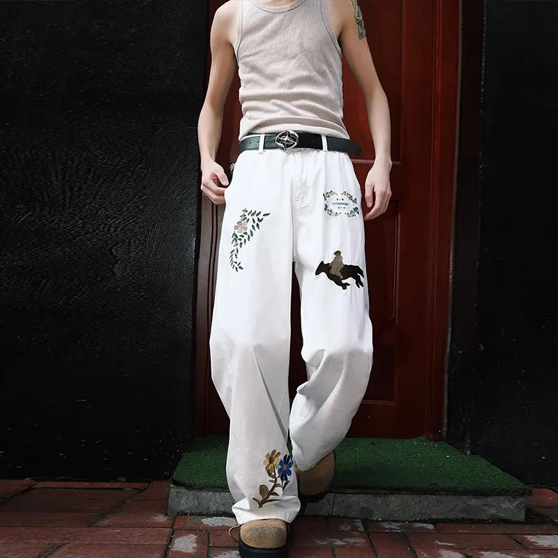 NEAR HERE Jeans Unisex-3