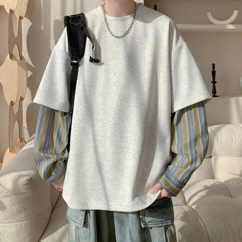 NEAR HERE Sweatshirt Unisex Navy Blue-3