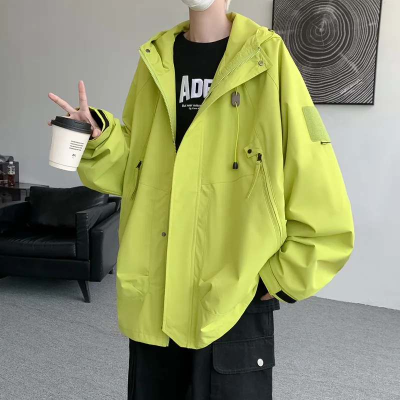 NEAR HERE Jackets & Coats Unisex-29