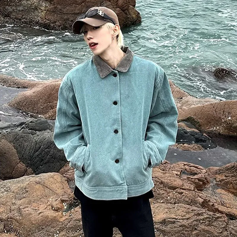 TESTUNG Jackets & Coats Unisex Peacock Green-1
