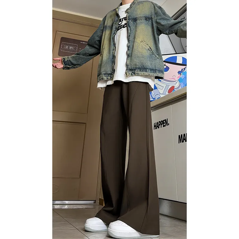 NEAR HERE Casual Pants Unisex-10