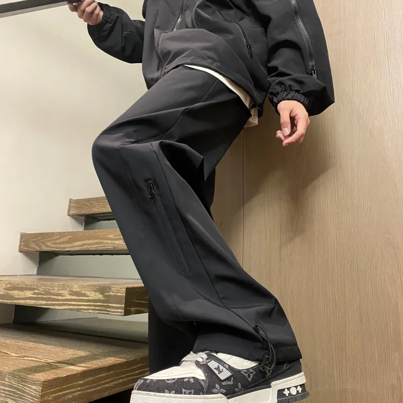 NEAR HERE Casual Pants Unisex-1