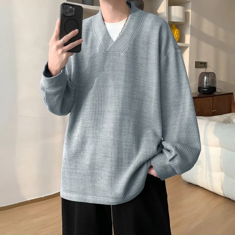NEAR HERE Sweatshirt Unisex Navy Blue-22