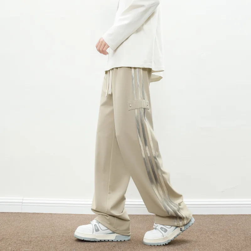 NEAR HERE Casual Pants Unisex Lotus Color-11