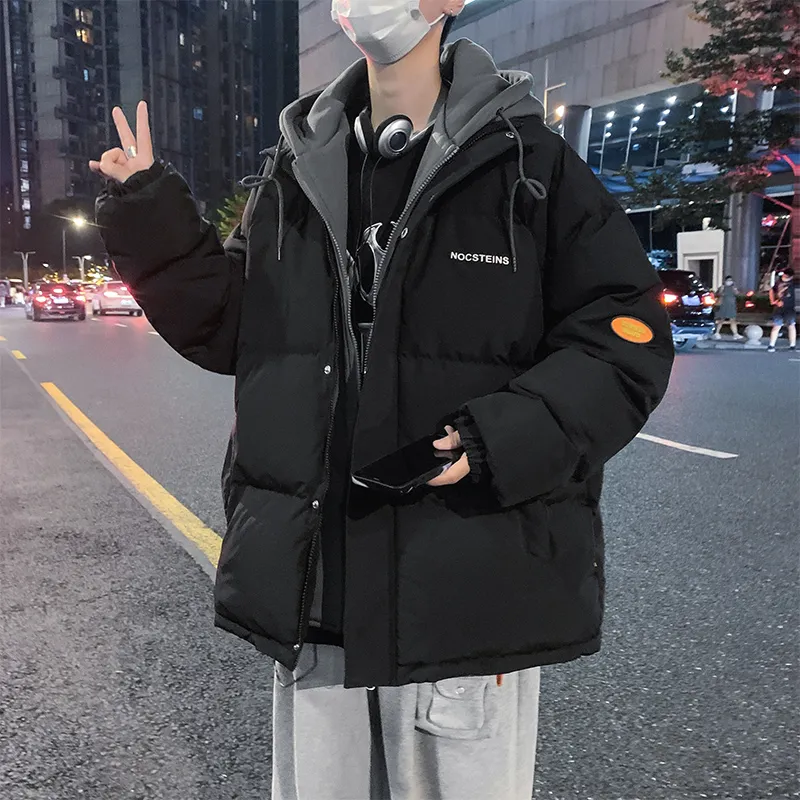 NEAR HERE Puffer Jackets Unisex Pink-7