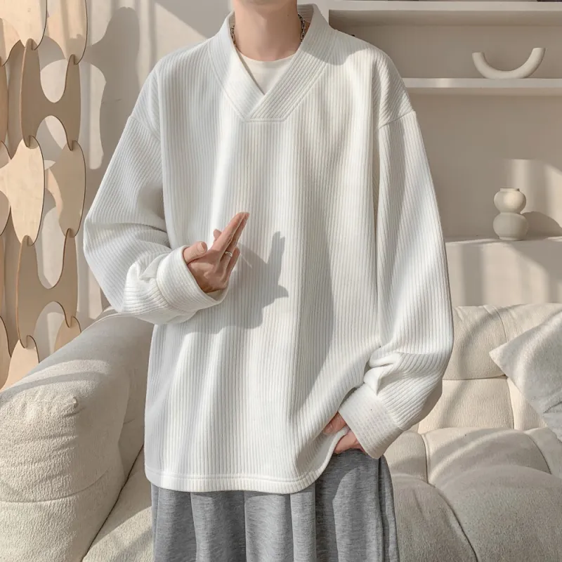 NEAR HERE Sweatshirt Unisex Navy Blue-2