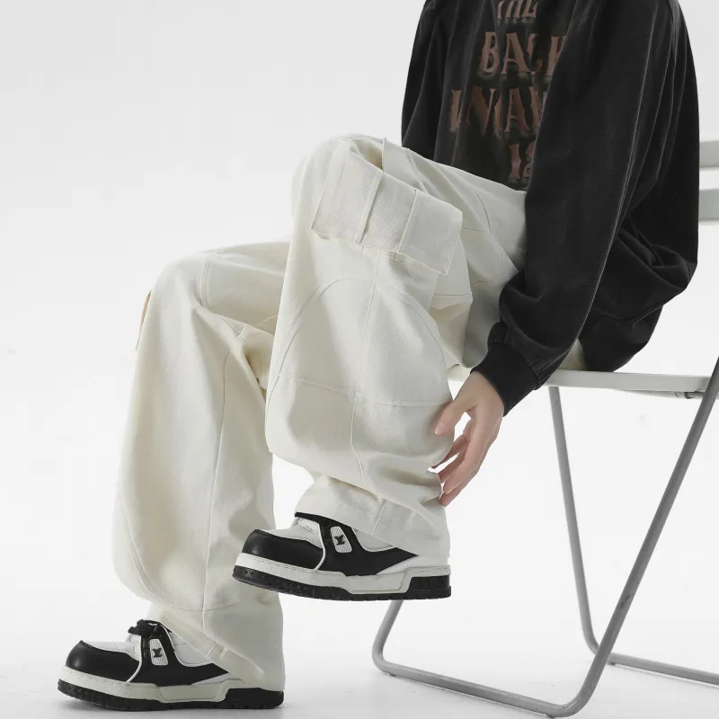 NEAR HERE Casual Pants Unisex-9