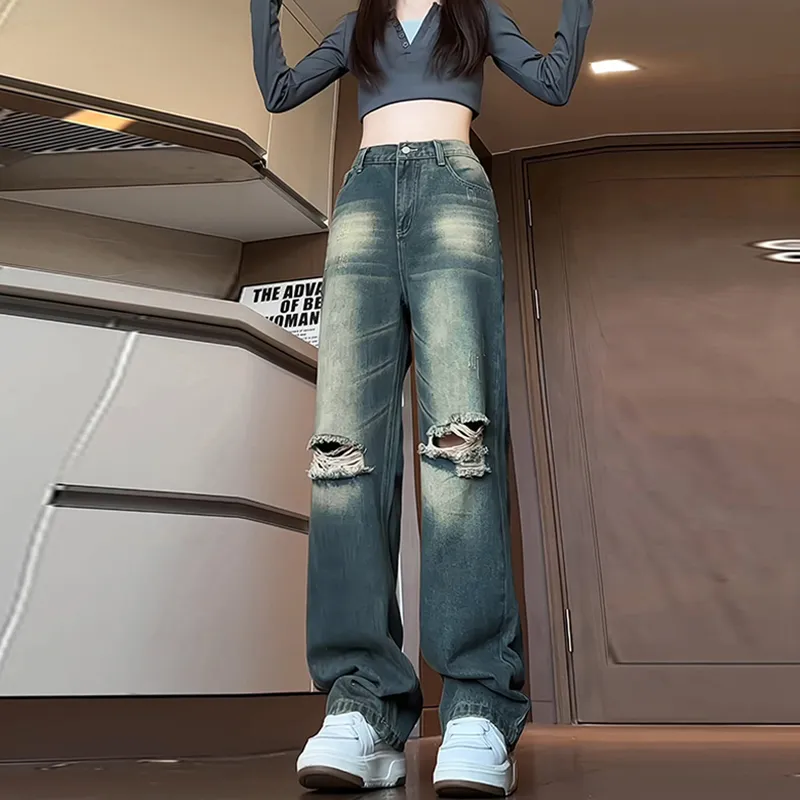 NEAR HERE Jeans Unisex-6