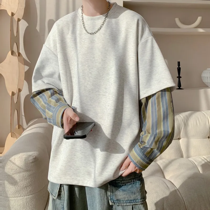 NEAR HERE Sweatshirt Unisex Navy Blue-5