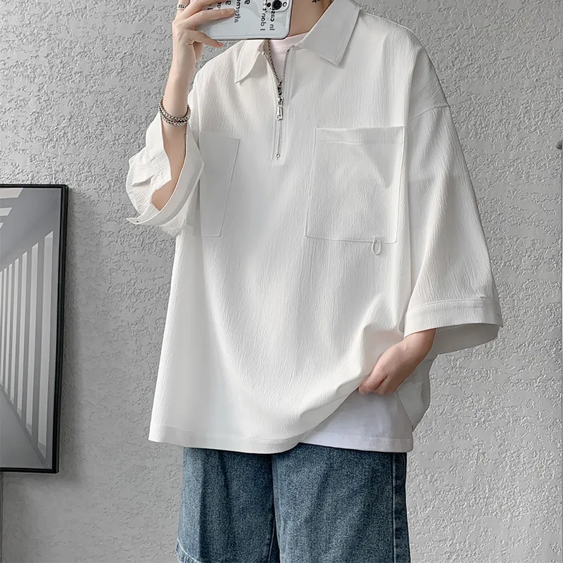 TESTUNG Minimalist Style Basic T Shirt Unisex-2