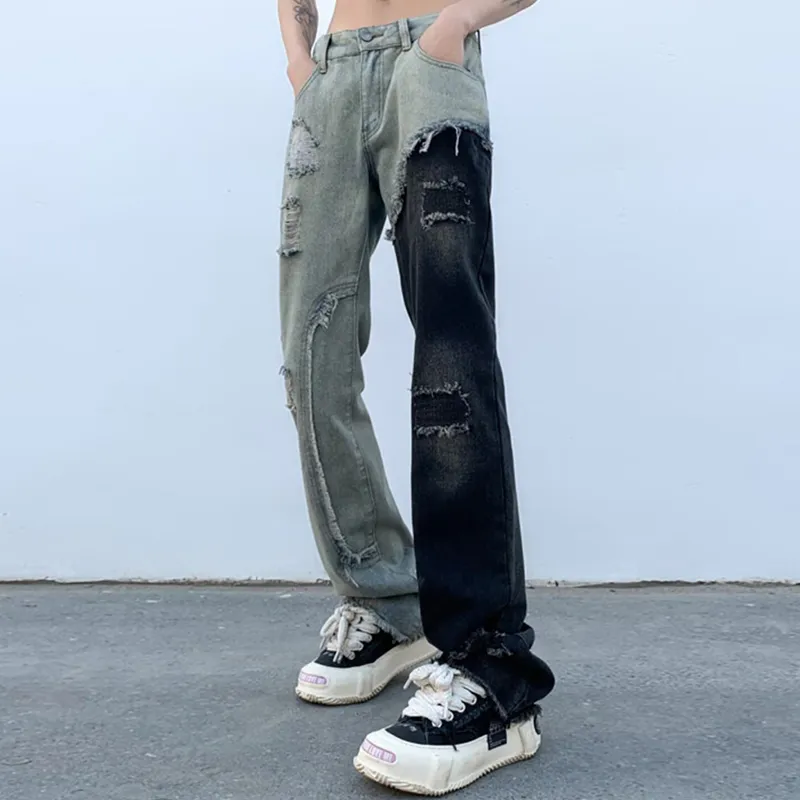 NEAR HERE Jeans Unisex Blue-5