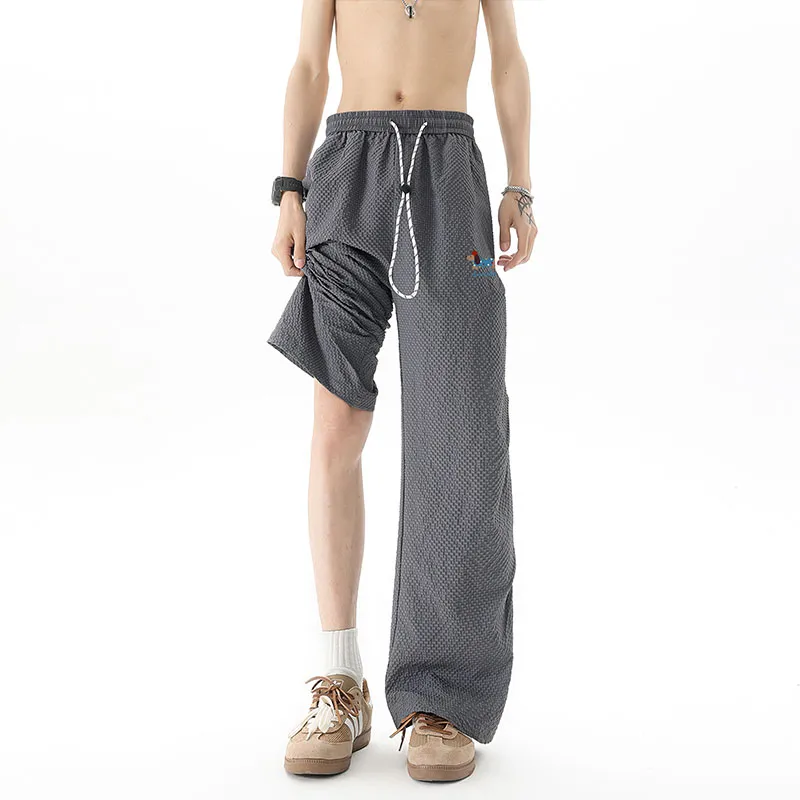 NEAR HERE Casual Pants Unisex-36