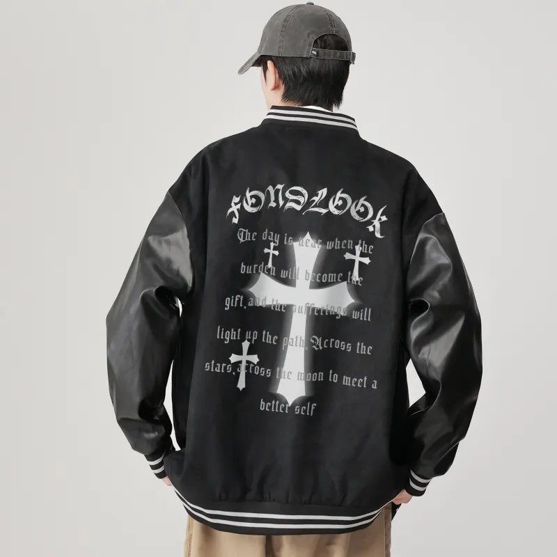 FONDLOOK Baseball Jacket Unisex-2