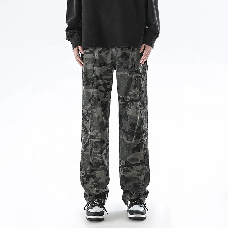 FONDLOOK Jeans Men Camouflage-2