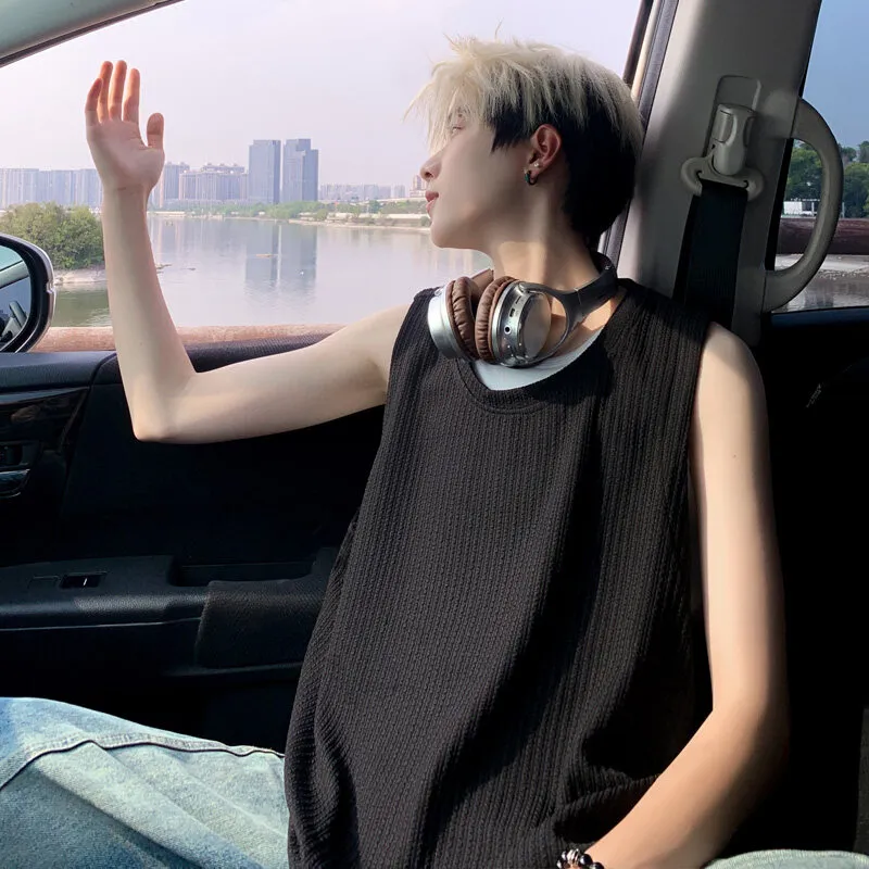 FONDLOOK Tank Tops Men-11