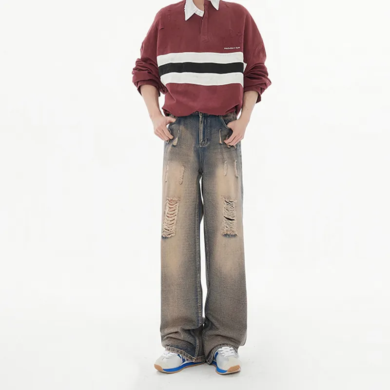FONDLOOK Jeans Men Vintage-1