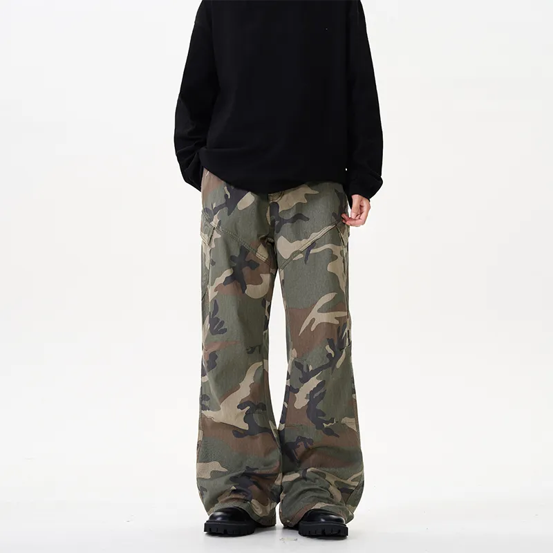 FONDLOOK Jeans Men's Camouflage-4