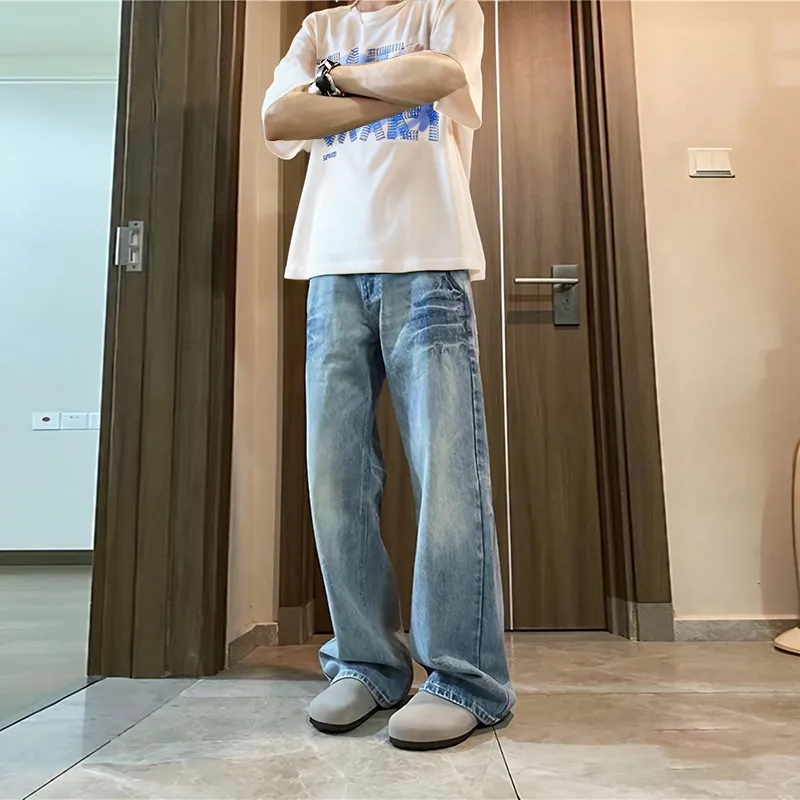 FONDLOOK Jeans Men Blue-4