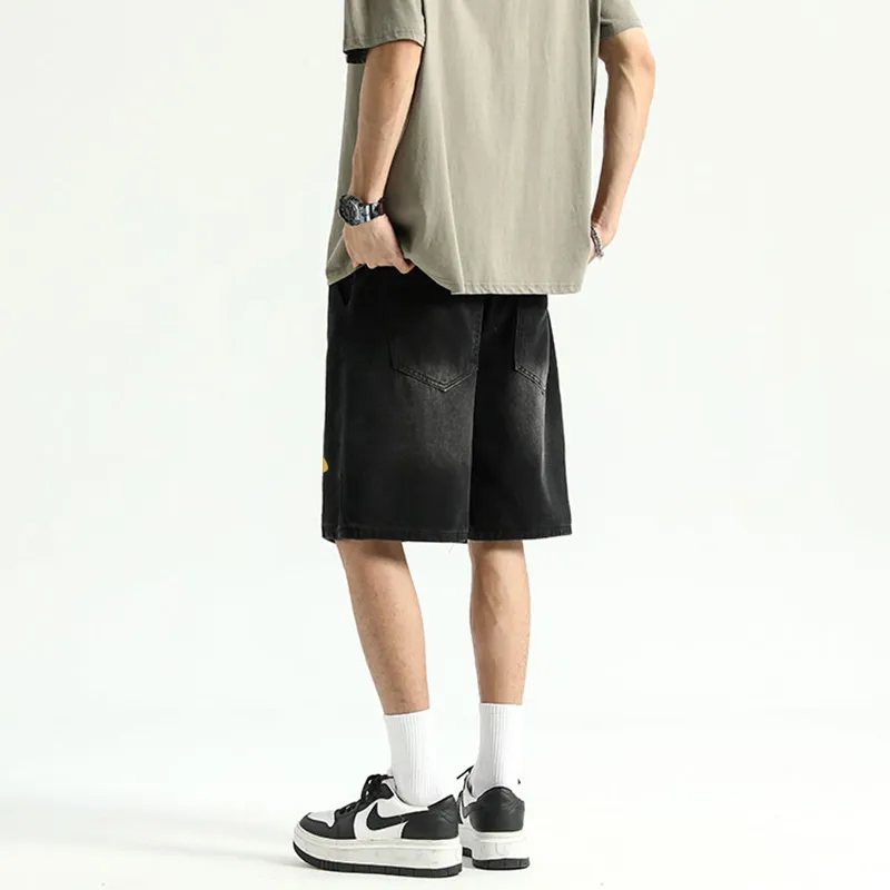 FONDLOOK Denim Shorts Men-1